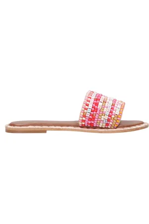 DE SIENA Sko, Dame, Flerfarvet, 36 EU, Orange Pink Resort Slipper Sandaler