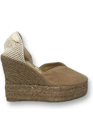 MANEBI Sko, Dame, , 39 EU, Hamp, Hamptons Wedge Lave Hæle Sko