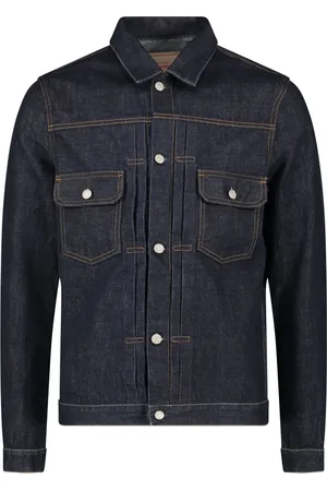TELA Jakke, Herre, Blå, XL, Denim, Rinsed Denim Jacket