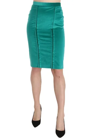 Gianfranco Ferré Nederdel, Dame, Grøn, XS, Bomuld, Short Skirts
