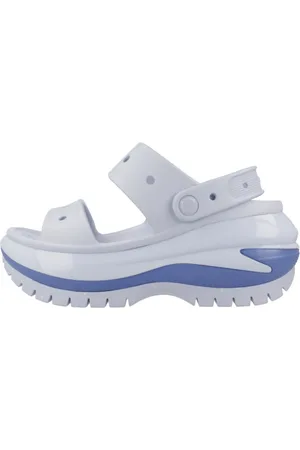 Crocs Sko, Dame, Blå, 39 EU, Klassiske Mega Crush Sandaler