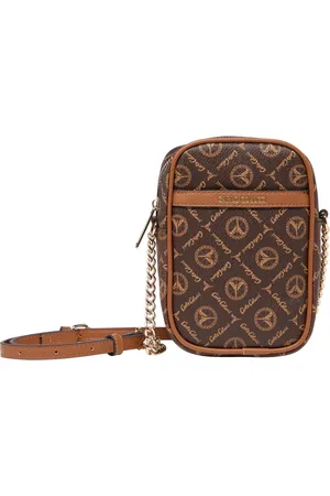 Carlo Colucci Taske, Dame, Brun, ONE SIZE, Logo Print Mini Taske