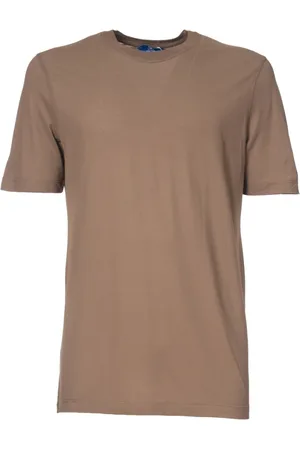 Kired Top, Herre, Brun, 3XL, Bomuld, Bomuld Crew Neck T-shirt
