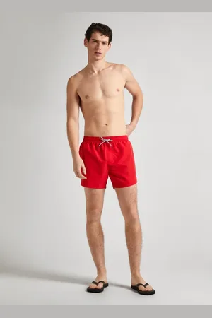 Pepe Jeans Badetøj, Herre, Rød, M, Hurtigtørrende badebukser