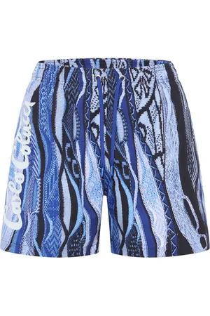 Carlo Colucci Badetøj, Herre, Flerfarvet, 2XL, Uld, Sporty Beach Volleyball Surfing Swim Shorts