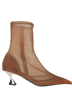 MUGLER Sko, Dame, Brun, 36 EU, Kitten Ankelstøvle