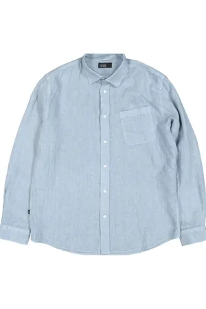 Butcher of Blue Skjorte, Herre, Blå, 2XL, Lysblå langærmet skjorte