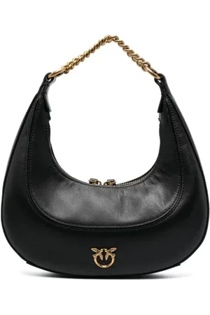 Pinko Taske, Dame, Sort, ONE SIZE, Uld, Love Birds Skuldertaske