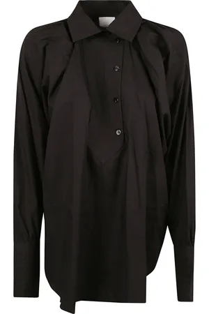 Patou Bluser & Skjorter, Dame, Sort, 2XS, Sort Kunstner Bluse Skjorte