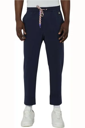 John Richmond Bukser, Herre, Blå, XS, Bomuld, Metallic Logo Jogging Bukser