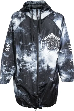 VERSACE Jakke, Herre, Flerfarvet, M, Uld, Space Couture Windbreaker Jakke