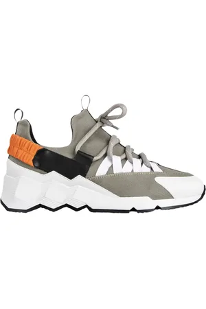 Pierre Hardy Sko, Herre, Flerfarvet, 43 EU, Nylon, Kaki Sneakers Regular Sammensætning Stof