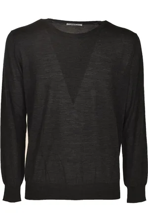 KANGRA CASHMERE Strik, Herre, Sort, 2XL, Uld, Hyggelige Sweaters Kollektion