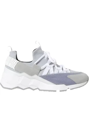 Pierre Hardy Sko, Herre, Flerfarvet, 41 EU, Nylon, Blå Canvas Sneakers