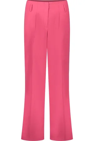 Betty & Co Bukser, Dame, Lyserød, L, Højtaljede Plisserede Bukser