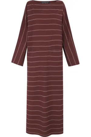 Cortana Kjole, Dame, Lilla, S, Uld, Viento, stribet kjole