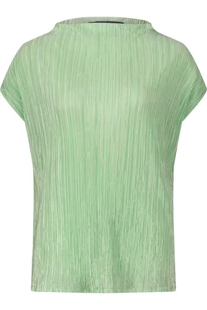 Betty Barclay Bluser & Skjorter, Dame, Grøn, 3XL, Uld, Stilfuld kortærmet bluse
