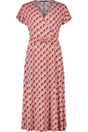 Betty Barclay Kjole, Dame, Flerfarvet, 2XL, Midi Dresses