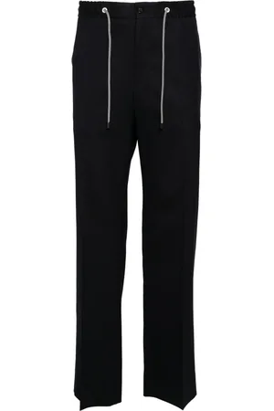 corneliani Bukser, Herre, Blå, 4XL, Uld, Uldsnørebukser med lommer