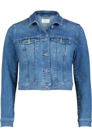 Vera Mont Jakke, Dame, Blå, 4XL, Denim, Denim Jackets
