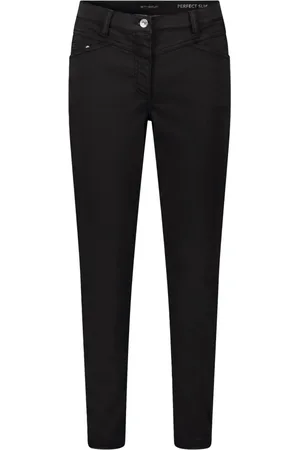 Betty Barclay Bukser, Dame, Sort, XS, Uld, Slim Fit Casual Bukser