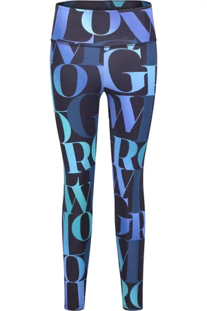 Betty Barclay Bukser, Dame, Blå, L, Bambus, Tropiske High Waist Leggings