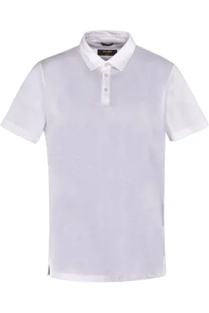 MOORER Top, Herre, Hvid, 2XL, Bomuld, Bomuld Jersey Polo Shirt Pachino-Jcl