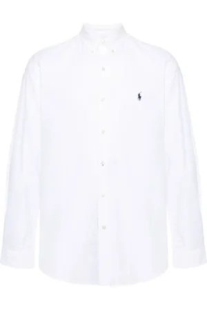 Ralph Lauren Skjorte, Herre, Hvid, XL, Bomuld, Hvide Skjorter Ss24
