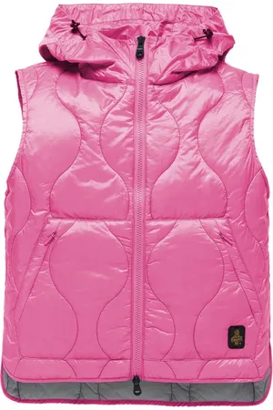 RefrigiWear Jakke, Dame, Lyserød, M, Uld, Sommer Tekstil Hættetrøje Gilet