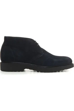 Marechiaro Sko, Herre, Blå, 43 1/2 EU, Suede, Suede Ankelstøvler Non-Slip Gummisål