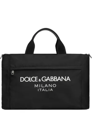 Dolce & Gabbana Taske, Dame, Sort, ONE SIZE, Nylon, Nylon Logo Duffel Taske Italien