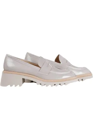 Brunate Sko, Dame, , 38 1/2 EU, Læder, Moderne Læder Slip-On Hæle