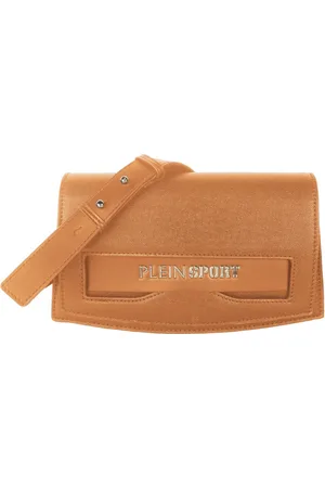 Philipp Plein Taske, Dame, Brun, ONE SIZE, Uld, Skuldertaske med Sølvlogo