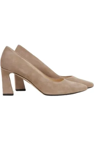 Brunate Sko, Dame, , 37 1/2 EU, Suede, Suede Pump med Gummisål