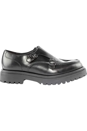 MARCO FERRETTI Sko, Herre, Sort, 44 EU, Læder, Sort Læder Loafers