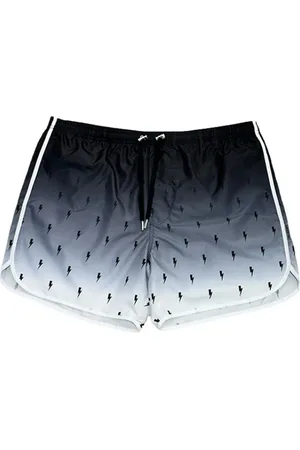 Neil Barrett Badetøj, Herre, Flerfarvet, XL, Torden Boxershorts