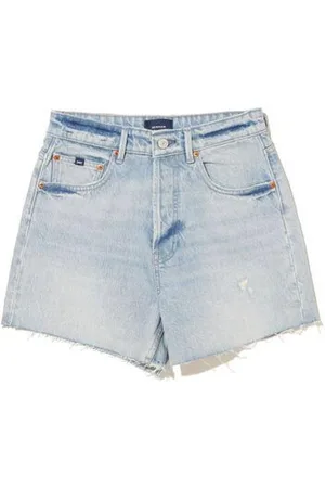 Denham Shorts, Dame, Blå, W26, Uld, Stilfuld shorts til kvinder