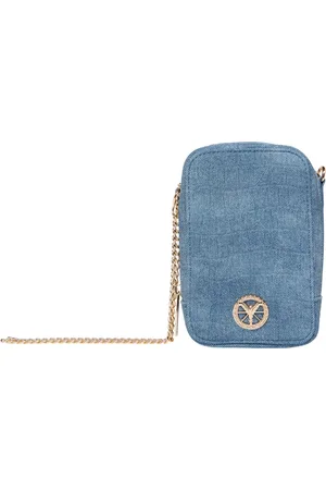 Carlo Colucci Taske, Dame, Blå, ONE SIZE, Denim, Urban Chic Denim Croc Mini Taske