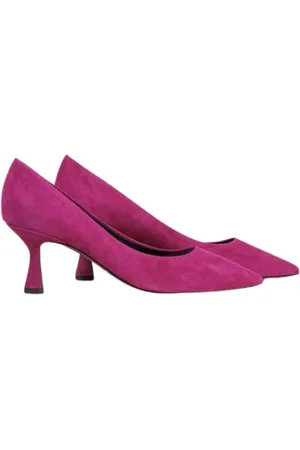 Kennel & Schmenger Sko, Dame, Lyserød, 37 EU, Læder, Fuchsia Ruskind Spids Tå Pump