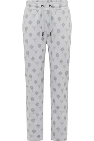 Carlo Colucci Bukser, Herre, Grå, XL, Moderne Logo Sweatpants