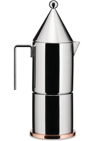 Alessi Home, unisex, Grå, ONE SIZE, Espresso Kaffemaskine Rustfrit Stål