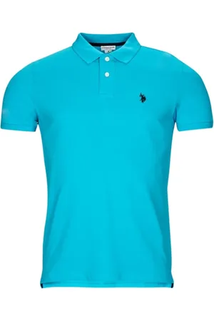 U.S. Polo Assn. Top, Herre, Blå, S, Bomuld, Polo Piquet Skjorte