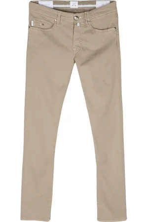 sartoria tramarossa Bukser, Herre, , W36, Bomuld, Bomuld/Linned Bukser med Lommer