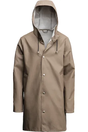 Stutterheim Jakke, Herre, Grøn, M, Bomuld, Letvægts Stockholm Regnfrakke Ash Blå