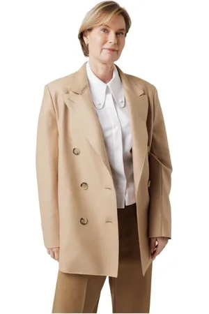Harris Wharf London Jakke, Dame, , S, Uld, Uldfrakke med Oversized Pasform