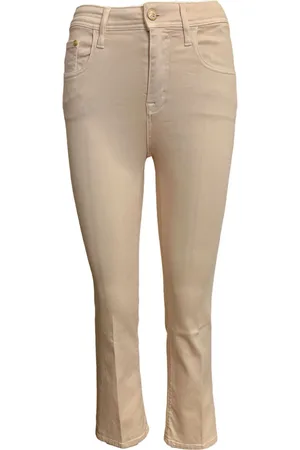 Jacob Cohen Jeans, Dame, , W28, Polyester, Cropped Straight Leg High Waist Jeans