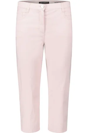 Betty Barclay Bukser, Dame, Lyserød, S, Slim Fit Sommerbukser