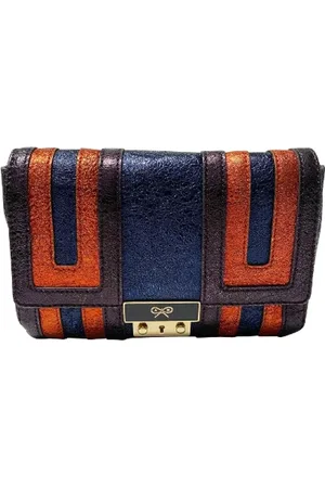 Anya Hindmarch Pre-owned, Dame, Flerfarvet, ONE SIZE, Uld, Pre-owned Laeder clutches
