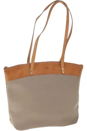 Dior Pre-owned, Dame, Grå, ONE SIZE, Uld, Pre-owned Laeder dior-tasker