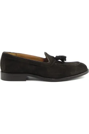 MARCO FERRETTI Sko, Herre, Brun, 45 EU, Uld, Stilfulde Brune Læder Loafers